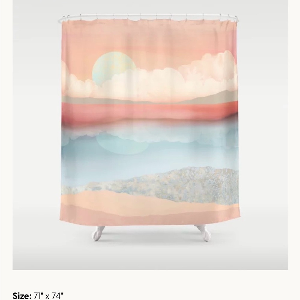 Shower curtain new. From Society 6